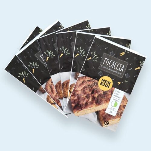 "Papirposer designet for baker og konditor, perfekte for å holde brød og boller ferske. Delikate og funksjonelle, ideelle for presentasjon og salg."