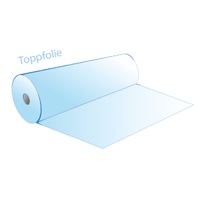 "Transportemballasje med toppfolie, designet for å gi ekstra beskyttelse under frakt. Ideell for å sikre varer og forbedre presentasjonen."