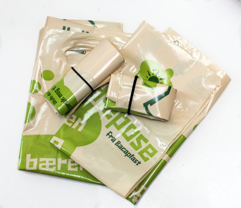 "Bærepose med robust håndtak, designet for komfortabel transport. Perfekt for dagligvareinnkjøp og annen bruk."