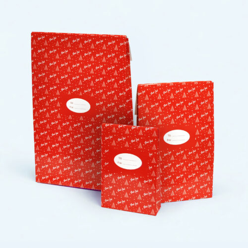 Gavepose med limstripe